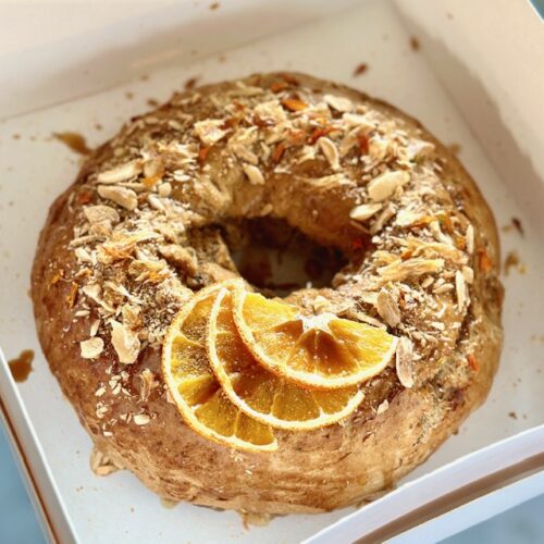 Taller:<br/>Haz tu ROSCÓN<br/>libre de gluten y azúcares refinados