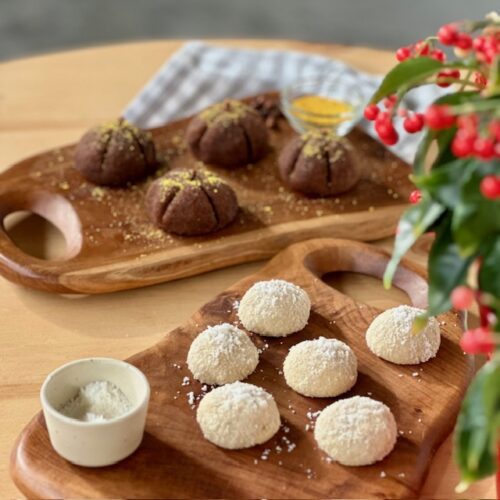 Taller:<br/>DULCES NAVIDEÑOS<br/>libres de gluten y azúcares refinados
