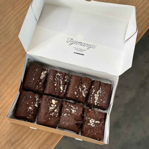 BROWNIES<br/>de CACAO Eco de Ecuador<br/>> Caja 6/8 unidades